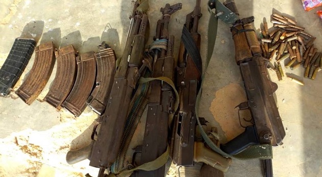 Nigerian troops kill 5 Boko Haram fighters, recover guns