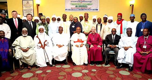 In the wake of Atiku’s Ota endorsement, Buhari tells religious leaders that politics is bad for them