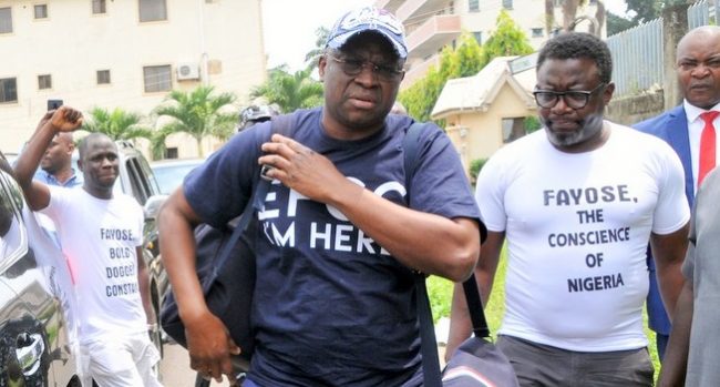 Fayose not ‘opening up’ to EFCC, will only defend himself in court —Aide