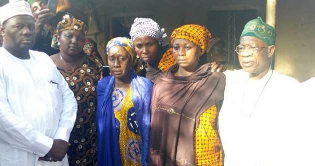 Lai Mohammed visits Leah Sharibu's mother