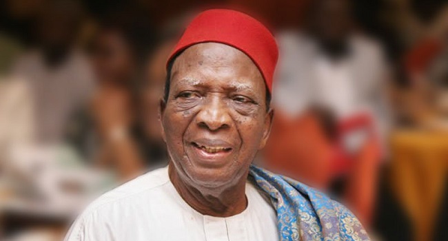 Prof Nwabueze condemns Nnamdi Kanu’s call for election boycott, says it’s suicidal