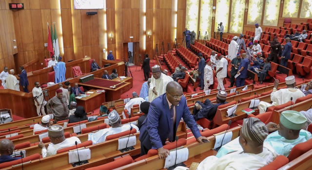 Sitting arrangement causes rowdy session in Senate