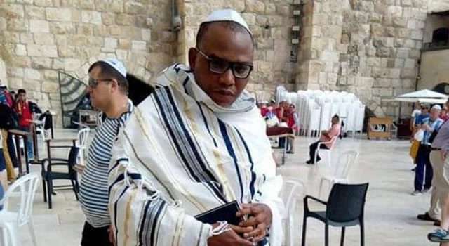 Israeli govt says Nnamdi Kanu not in Jerusalem