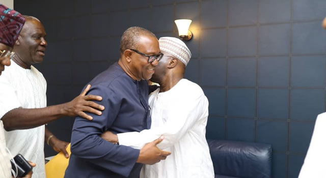 Atiku in closed door meeting with ex Gov Peter Obi