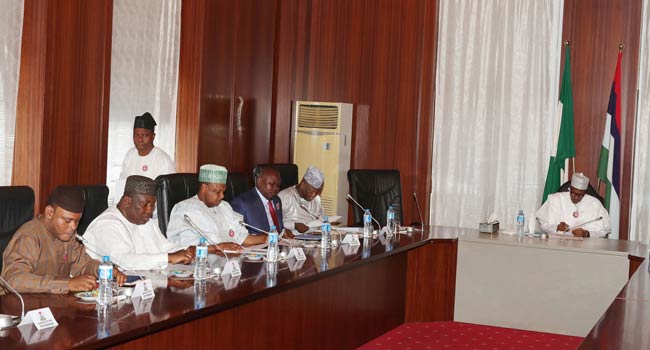 N30,000 MINIMUM WAGE: Governors keep mum as meeting with Buhari ends in deadlock