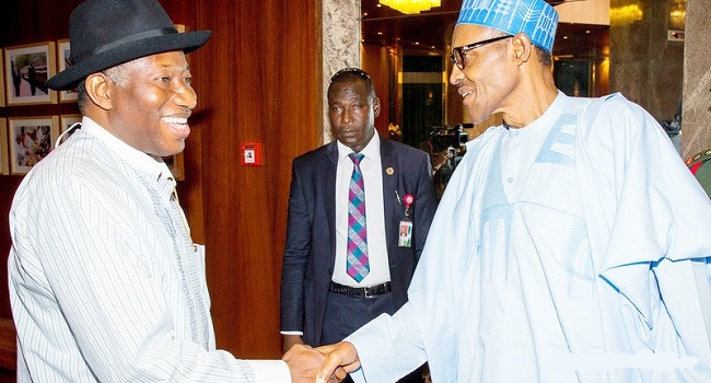 BUHARI TO GEJ: ‘You're a leader of the past, of now and of the future; you will rise again'