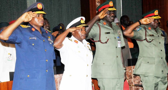 Presidency says service chiefs 'mistakenly' attended Buhari's campaign launch