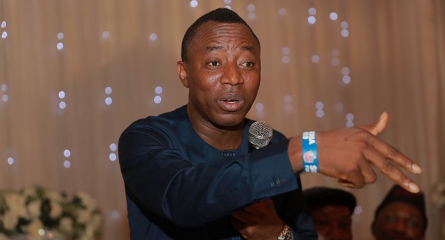 MINIMUM WAGE: Sowore dismisses ‘Facebook Economists’, offers salary calculator