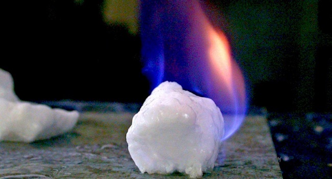 Japanese scientists eye flammable ice as new form of energy