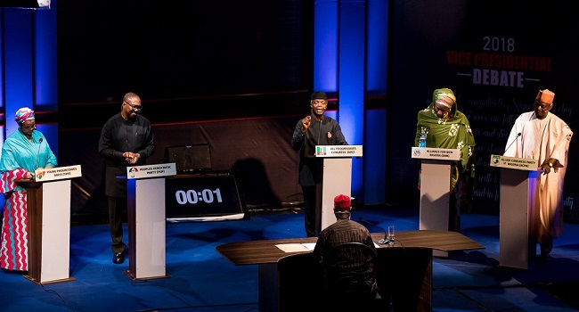 Osinbajo, Obi dominate as 2019 VP candidates debate