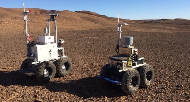 3 autonomous Mars robots land in Morocco