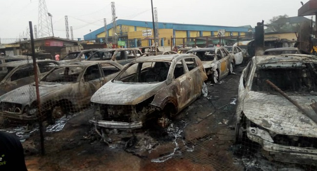 Lives lost, properties razed in Lagos as scramble to scoop fuel causes pipeline explosion