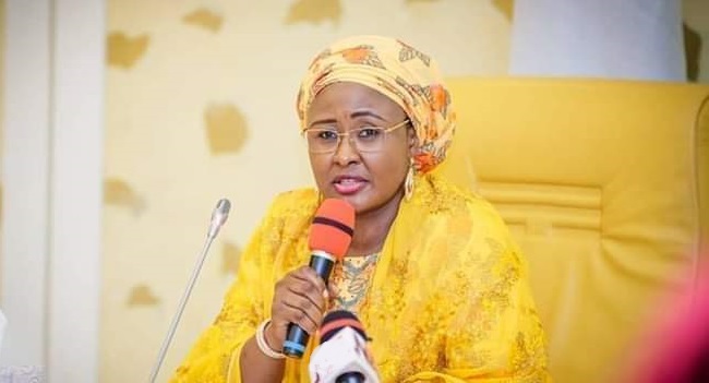 Aisha throws fresh bomb, says 2 powerful men hindering Buhari’s efforts to perform