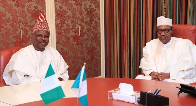 Still grieved with APC, Amosun holds another meeting with Buhari