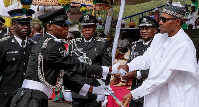 You're not above the law, Buhari warns police