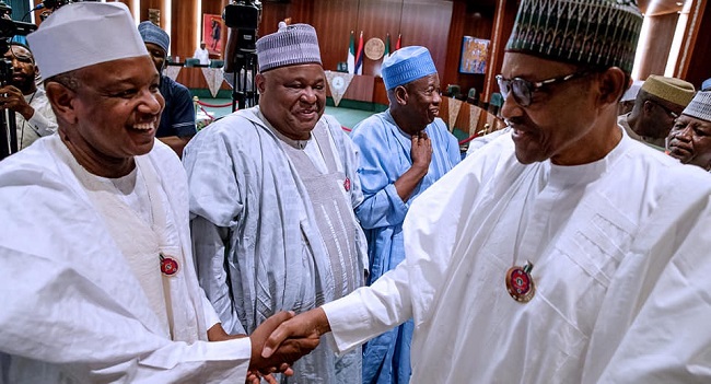 MINIMUM WAGE: Again, Buhari meets with Governors