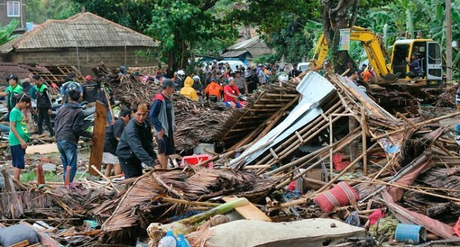 Deadly tsunami hits Indonesia, kills 62 people, injures 584 others