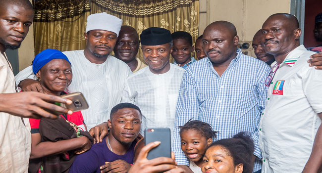 2019: Osinbajo embarks on door-to-door campaign in Lagos