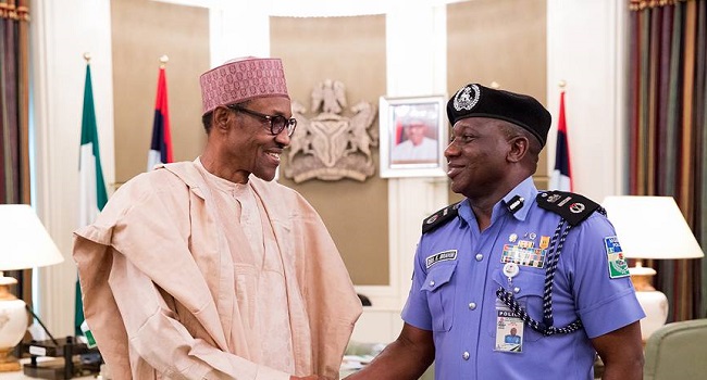 Amid rumours of planned post-retirement tenure extension, IGP Idris meets Buhari