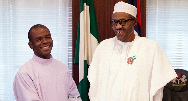 'A president that is fighting corruption needs to be supported', Mbaka endorses Buhari