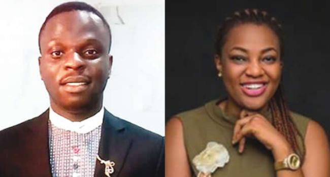 Chris Omatsola and his ex-lover Tamaratokoni Okpe