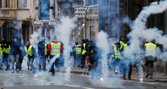 More violent protests hit France as Macron's tough stance backfires