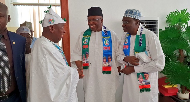 Eyebrows raised as governors from Niger Republic attend Buhari's Kano rally