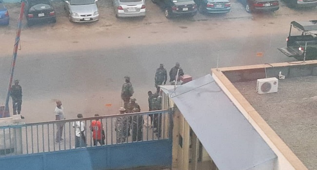Arrests, seizure of computers as soldiers invade Daily Trust offices in Abuja, Borno