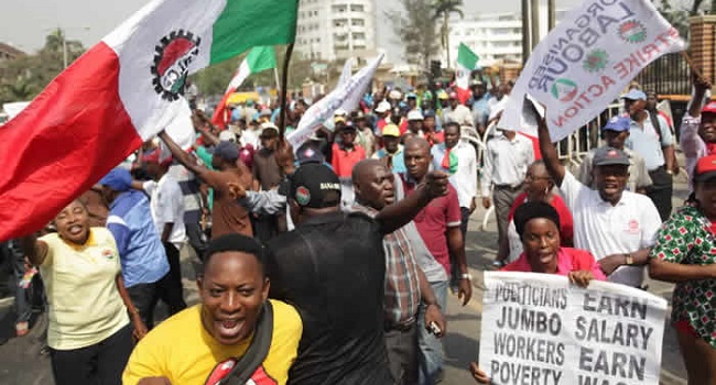 MINIMUM WAGE: NLC holds protests in Lagos, Abuja