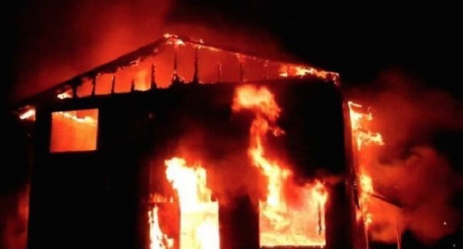 Another INEC office goes up in flames in Anambra