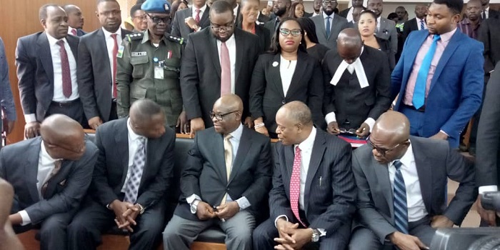 BREAKING: Finally, Suspend CJN Onnoghen shows up at CCT
