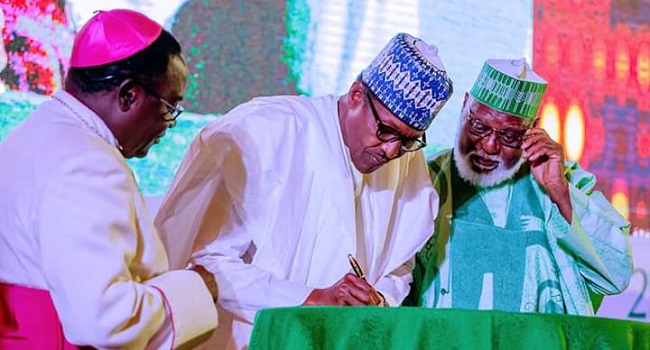 ELECTIONS: Buhari, Atiku, others sign second peace accord