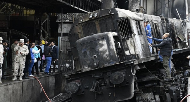 EGYPT: Death toll from train explosion rises to 20
