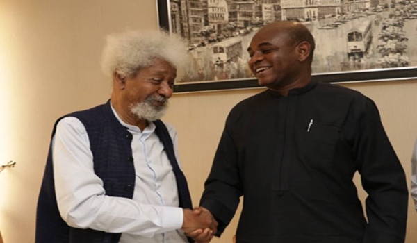 BREAKING: Wole Soyinka endorses Kingsley Moghalu for President
