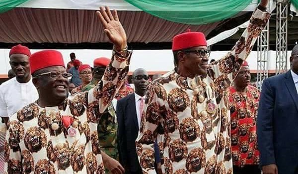 'When a man's ways please the Lord, he makes even his enemies to be at peace with him', Umahi on Buhari