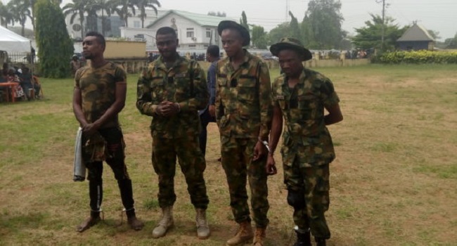 Police arrests 5 fake Army officers