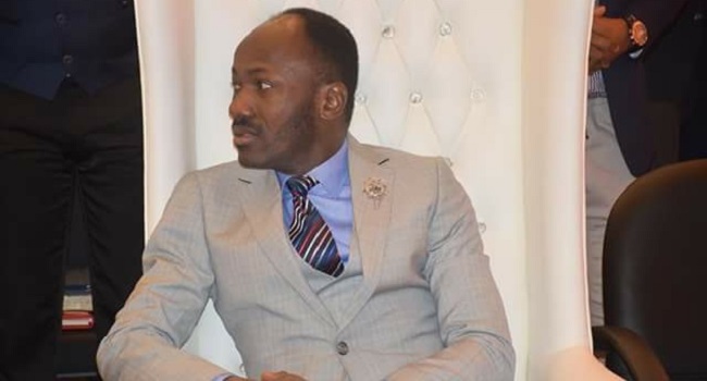 Reactions trail Apostle Johnson Suleiman's declaration of war on bloggers