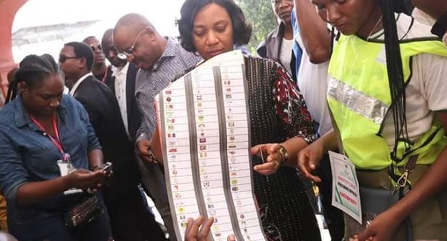 AKWA IBOM: Gov Emmanuel, wife cast their votes