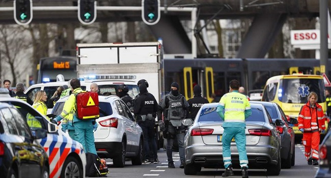 Shooting reported in in Dutch city of Utrecht, several injured