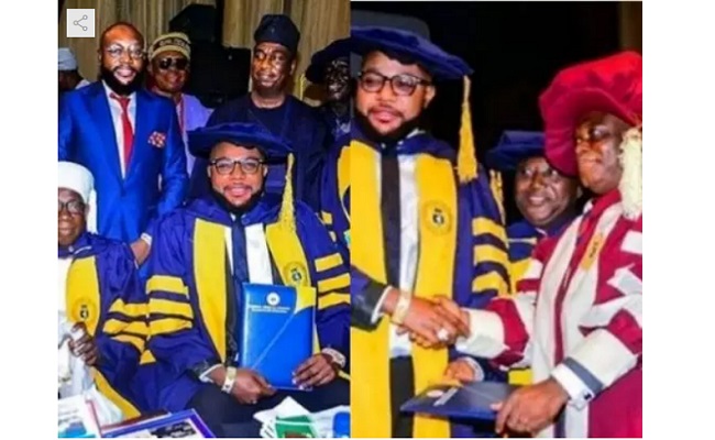 BUSTED! UNILAG says it never issued an honorary doctorate degree to E-Money
