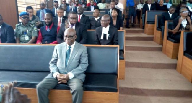 Onnoghen arrives CCT, awaits fate