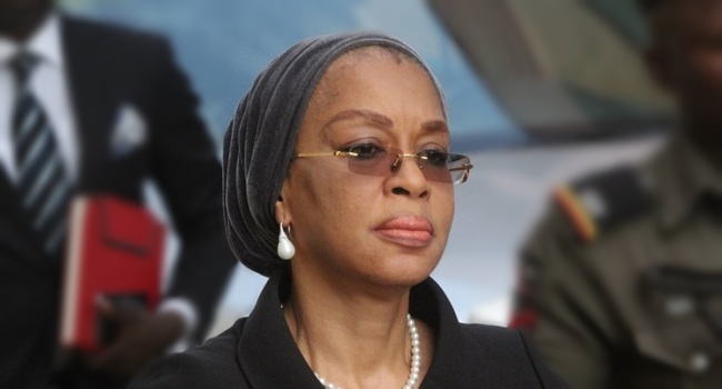 JUST IN...Drama in court premises as Justice Ofili-Ajumogobia tries to escape EFCC operatives