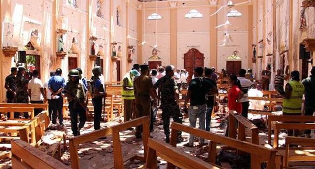 SRI LANKA: Death toll revised downward by 100 after suicide bomb attack