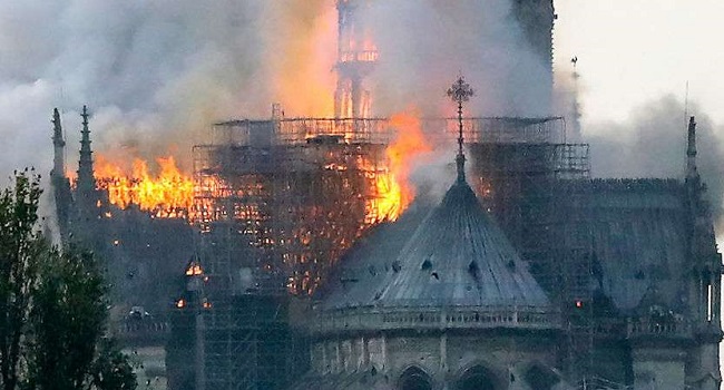 France: Macron vows to restore Notre Dame cathedral after devastating fire outbreak