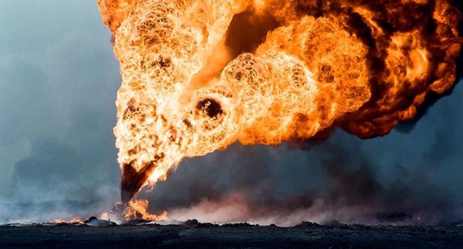 Five oil wells on fire in Ondo
