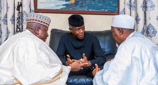 MINIMUM WAGE: Osinbajo challenges new governors to rack their brains