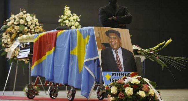 Body of opposition leader Etienne Tshisekedi arrives DR Congo after 2-year delay