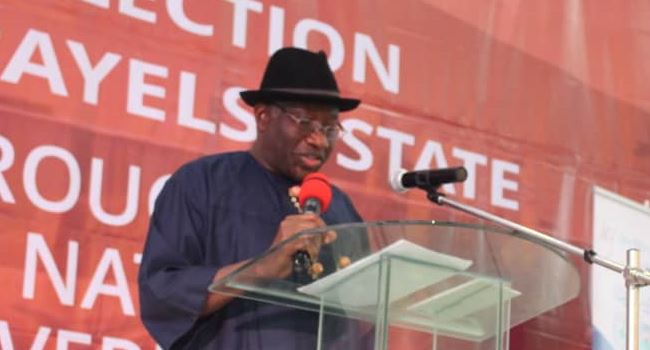 Ex-President Jonathan sends message to those desiring to govern Bayelsa