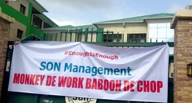 Workers ground SON, accuse DG of fraud