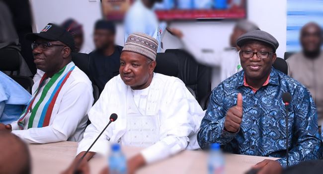NASS LEADERSHIP: APC governors, NWC meet to perfect plans
